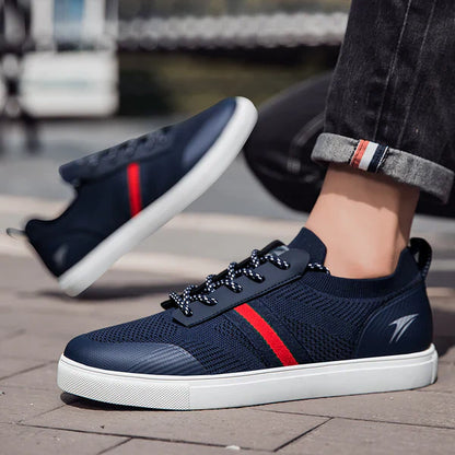 Gravenwald Daven Men's Premium Knit Sneakers - Breathable Comfort & Flexible Style