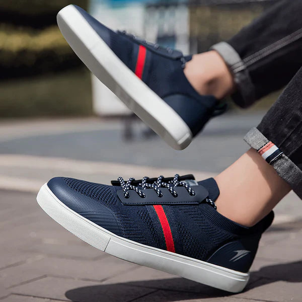 Gravenwald Daven Men's Premium Knit Sneakers - Breathable Comfort & Flexible Style