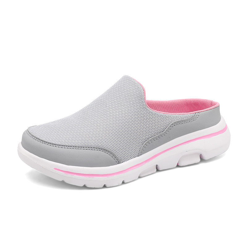 Dexter Breathable Mesh Slip-On Mules: Cushioned Lightweight Comfort Footwear