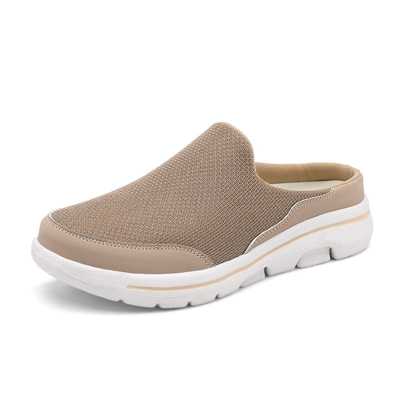 Dexter Breathable Mesh Slip-On Mules: Cushioned Lightweight Comfort Footwear