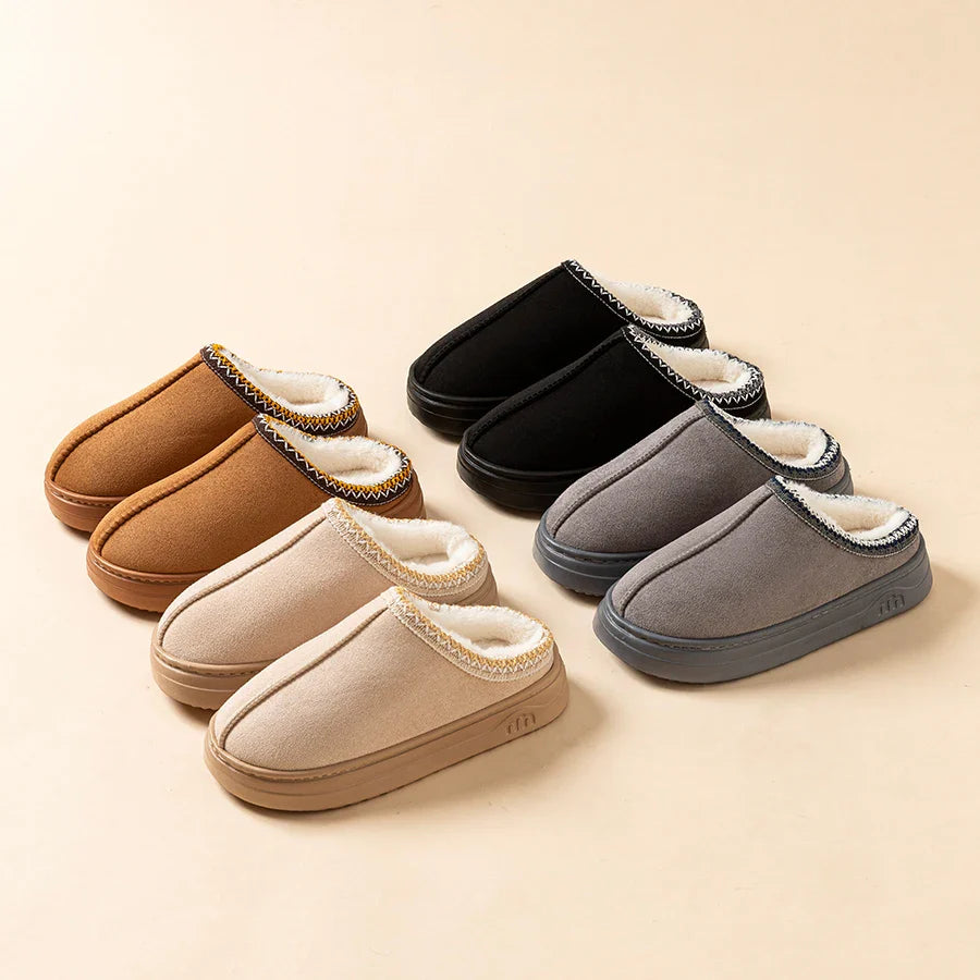 Gravenwald Cozzino: Premium Waterproof Fleece-Lined Indoor Outdoor Slippers