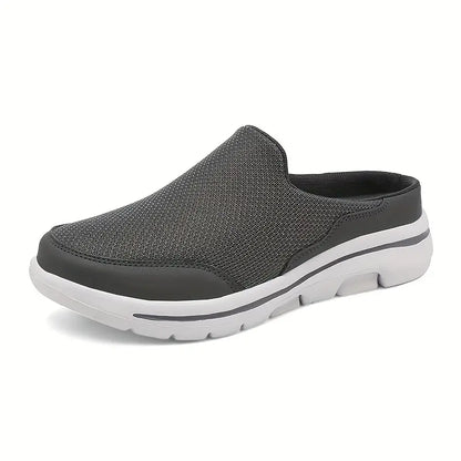 Dexter Breathable Mesh Slip-On Mules: Cushioned Lightweight Comfort Footwear